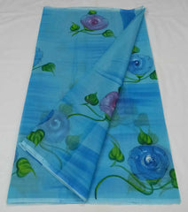 Bulk Price Brush Painted Kota Doria Cotton Mix Saree