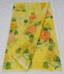 Bulk Price Brush Painted Kota Doria Cotton Mix Saree