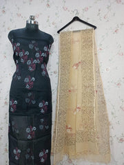 Bulk Quantity Kota Doria Suit Unstitched Cotton Block Print Fabric