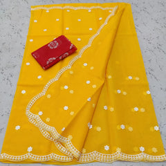 Bulk Quantity Kota Doria Embroidered Designer Saree