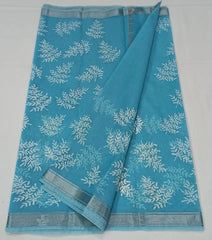 Wholesale Price Machine Embroidered Work Kota Doria Cotton Saree