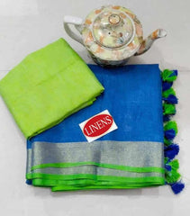 Wholesale Quantity Pure Linen Saree 140 Thread Count