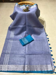 Bulk Quantity Linen By Linen Saree 140 Thread Count