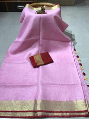 Bulk Quantity Linen By Linen Saree 140 Thread Count