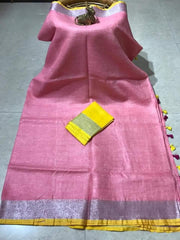 Bulk Quantity Linen By Linen Saree 140 Thread Count