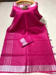 Bulk Quantity Linen By Linen Saree 140 Thread Count