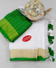 Wholesale Quantity Pure Linen Saree 140 Thread Count