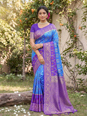 Wholesale Price Pochampalli Soft Silk Saree with Grand Ikat Woven Pallu Order Sample