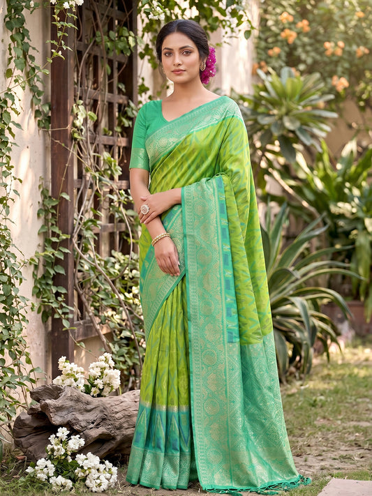 Wholesale Price Pochampalli Soft Silk Saree with Grand Ikat Woven Pallu