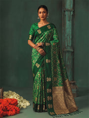 Bulk Quantity Silk Traditional Woven Saree with Rich Zari Pallu Order Sample