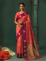Bulk Quantity Silk Traditional Woven Saree with Rich Zari Pallu Order Sample