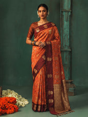 Bulk Quantity Silk Traditional Woven Saree with Rich Zari Pallu Order Sample