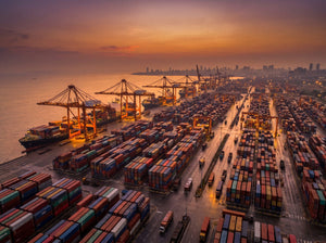 Export cargo at a Mumbai port