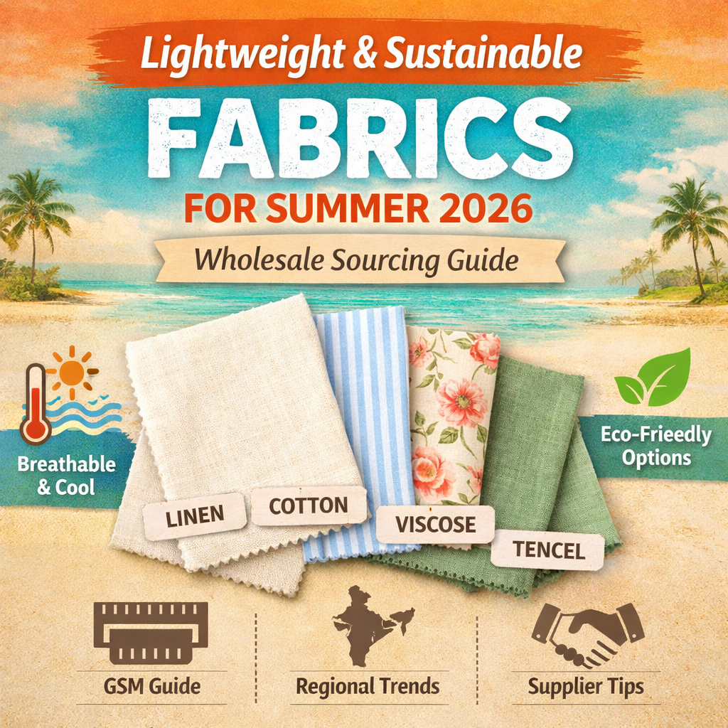 Lightweight & Sustainable Fabrics for Summer 2026: A Wholesale Sourcing Guide