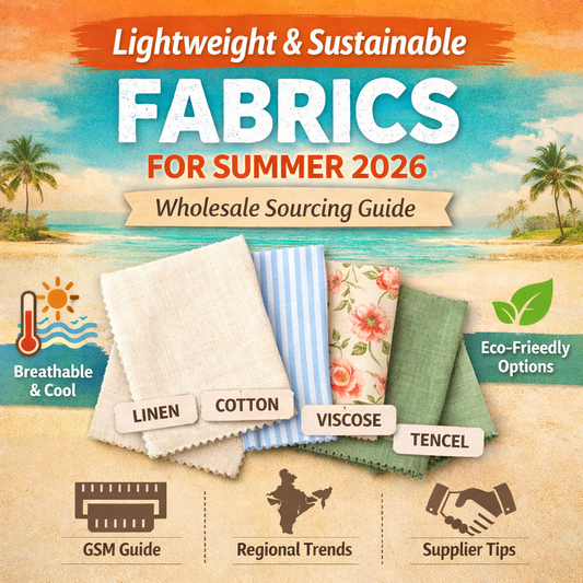 Lightweight & Sustainable Fabrics for Summer 2026: A Wholesale Sourcing Guide