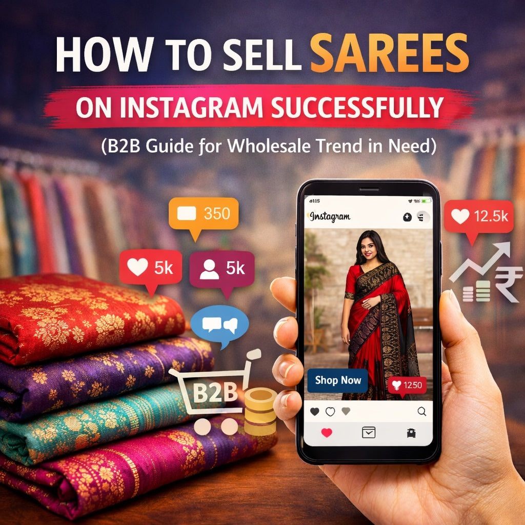 B2B Saree Reselling Strategy for Instagram 2026 - Wholesale Trend In Need AI Tool