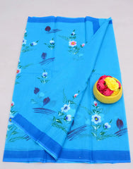 Wholesale Pure Cotton Kota Hand Painted Saree Order Sample