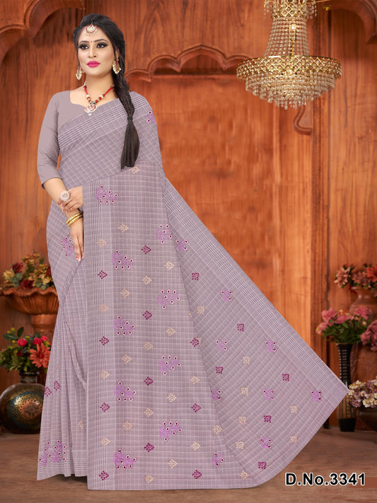 Set of 8 Sarees - Reshma Pure Cotton Embroidered Saree