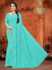 Set of 8 Sarees - Reshma Pure Cotton Embroidered Saree