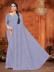 Set of 8 Sarees - Reshma Pure Cotton Embroidered Saree