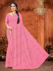 Set of 8 Sarees - Reshma Pure Cotton Embroidered Saree