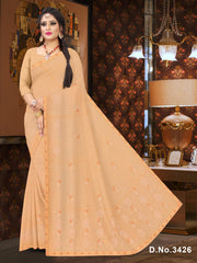 Set of 8 Sarees - Kiwi Pure Cotton Embroidered Saree