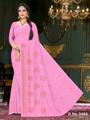 Set of 8 Sarees - Natasha Pure Cotton Embroidered Saree