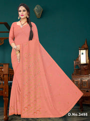 Set of 8 Sarees - Cotton King Pure Cotton Embroidered Saree