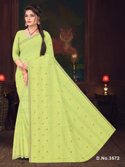 Set of 8 Sarees - Sashi Pure Cotton Embroidered Saree