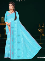 Set of 8 Sarees - Malesiya Pure Cotton Embroidered Saree