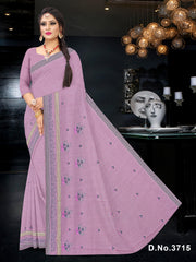 Set of 7 Sarees - Gehna Embroidered Pure Cotton Saree