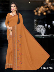 Set of 7 Sarees - Gehna Embroidered Pure Cotton Saree