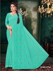 Set of 8 Sarees - Tanishq Pure Cotton Embroidered Saree