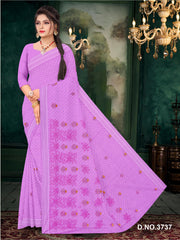 Set of 8 Sarees - Tanishq Pure Cotton Embroidered Saree