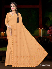 Set of 8 Sarees - Gehna Pure Cotton Embroidered Saree