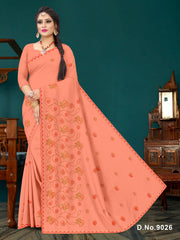 Set of 7 Sarees - Sugandha Pure Cotton Embroidered Saree