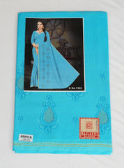 Set of 7 Sarees - Arpita Pure Cotton Embroidered Saree