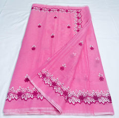 Bulk Quantity Kota Cotton Sarees With Embroidery Work Order Sample