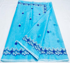 Bulk Quantity Kota Cotton Sarees With Embroidery Work