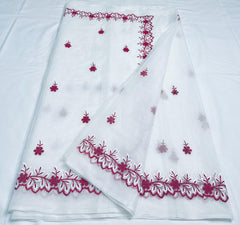 Bulk Quantity Kota Cotton Sarees With Embroidery Work Order Sample