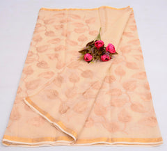 Wholesale Quantity Pure Cotton Kota Embroidered Saree - Black Color Order Sample