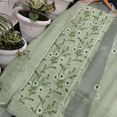 Wholesale Quantity Kota Cotton Suit With Embroidery Work