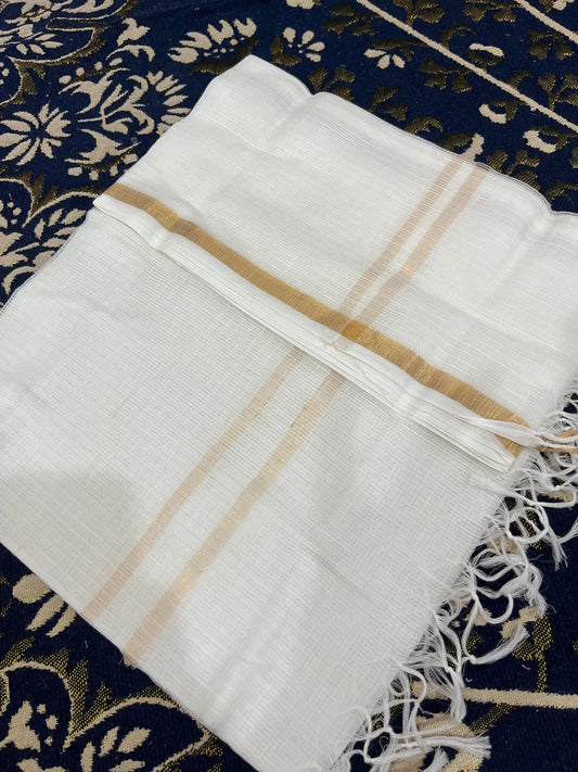 Wholesale Quantity Kota Doria Pure Cotton Plain Dupatta