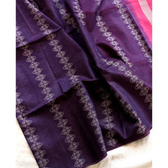 Wholesale Quantity Double Color Semi Tussar Silk Saree with Woven Design