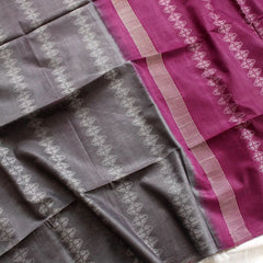 Wholesale Quantity Double Color Semi Tussar Silk Saree with Woven Design