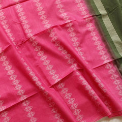 Wholesale Quantity Double Color Semi Tussar Silk Saree with Woven Design