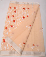 Wholesale Quantity Elegant Embroidered Kota Doria Saree - Pink Colour Order Sample
