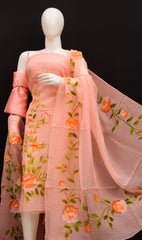 Bulk Quantity Organza Hand-Painted Suits