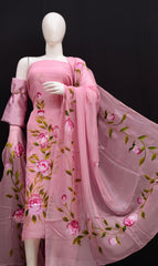 Bulk Quantity Organza Hand-Painted Suits