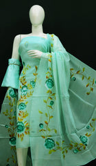 Bulk Quantity Organza Hand-Painted Suits